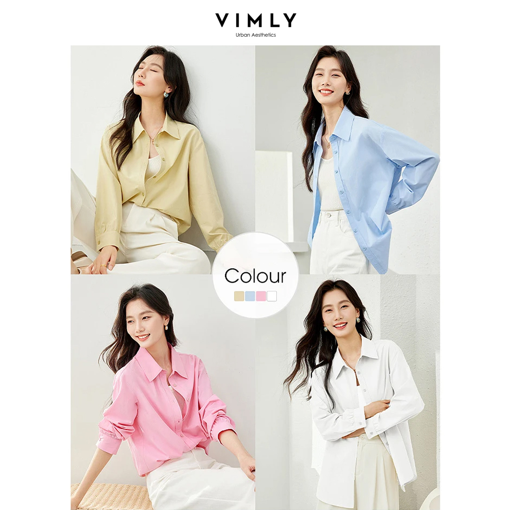 Women'S Formal Wear Blouse - VIMLY Spring Formal Shirts Women 2026