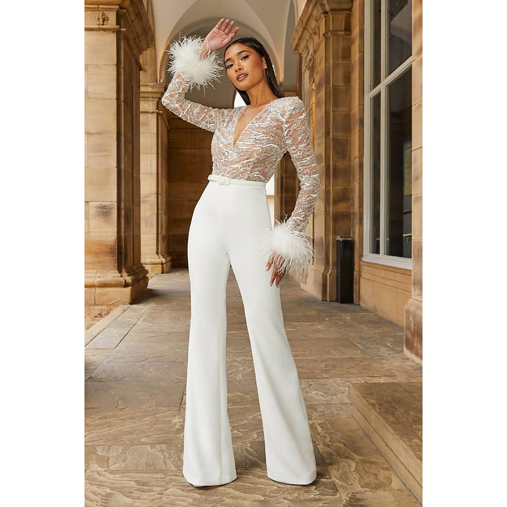 Women'S Formal Wear Jumpsuit - Chic Evening Dress Jumpsuits for Women