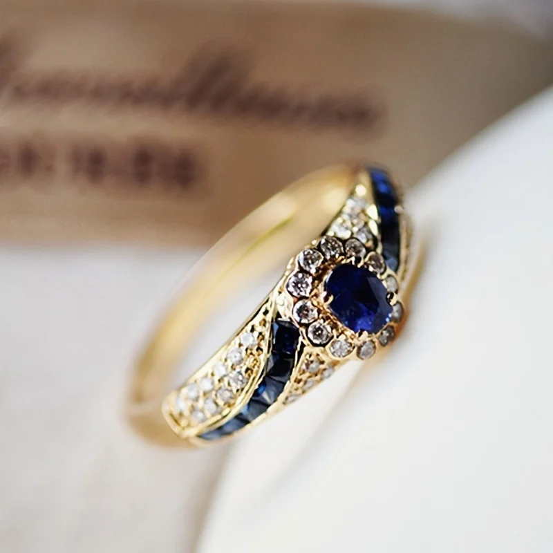 Women Formal Wear Designers - 1pc Elegant Golden-Tone Alloy Ring with