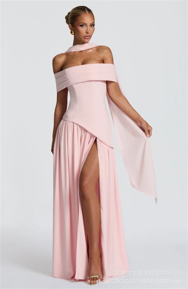 Pink Women Prom Dress With Sca - Women'S Red Formal Wear のレビューと価格