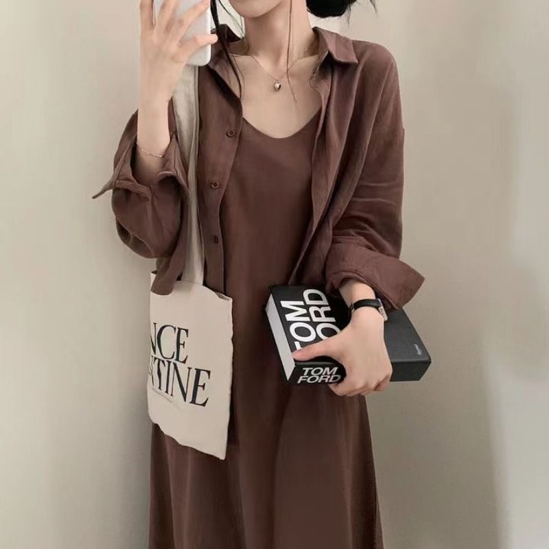 Women Dress Set Two Piece Sets - Shift Dress Sleeveless のレビューと価格