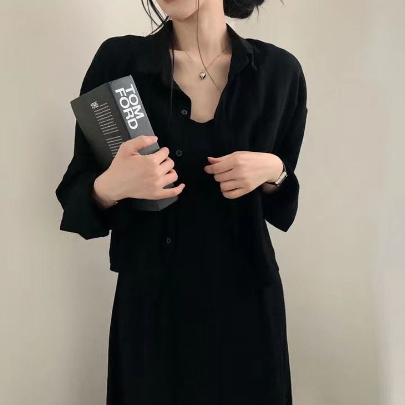 Women Dress Set Two Piece Sets - Shift Dress Sleeveless のレビューと価格