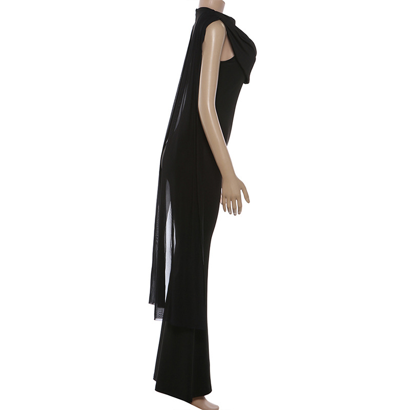 Black Women Jumpsuit Sexy Slee - Women'S Formal Wear Jumpsuit のレビューと価格