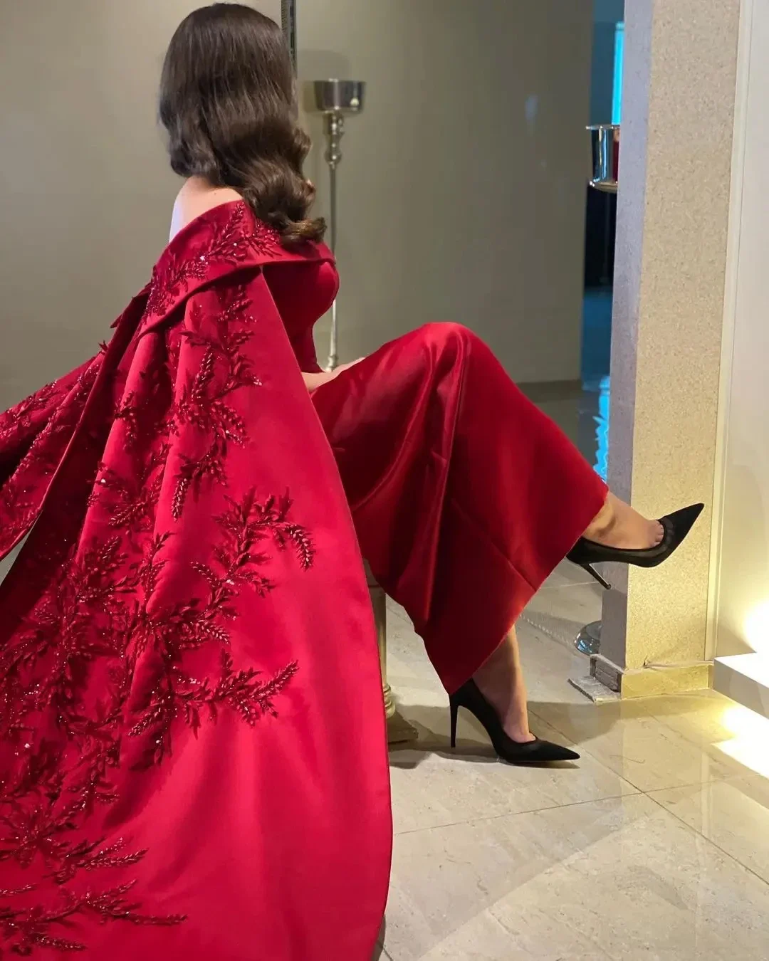Customized Ankle Length Sheath - Women Formal Party Wear Dress のレビューと価格