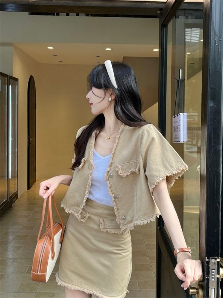 Short 2 Pieces Skirt Sets For  - Women Formal Event Wear のレビューと価格