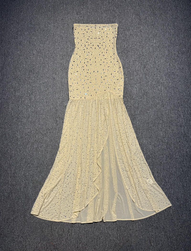 Yellow Crystal Women Prom Dres - Women'S Red Formal Wear のレビューと価格