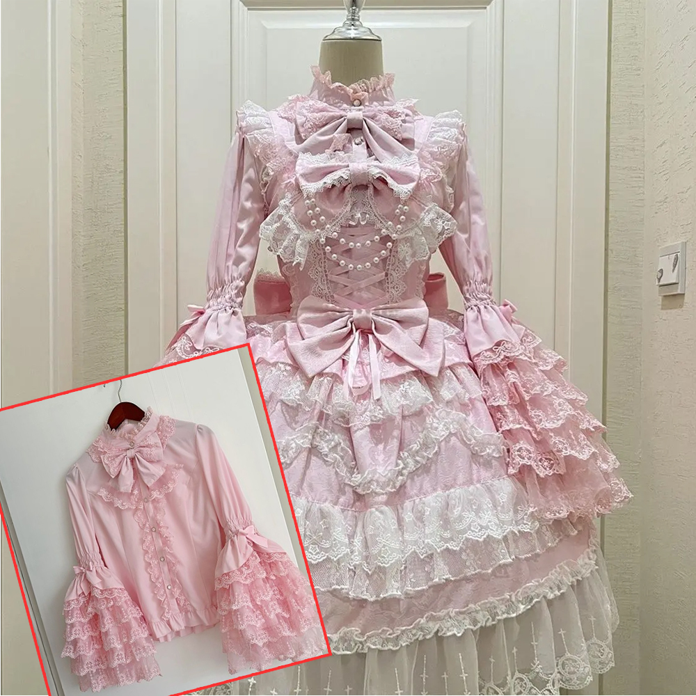 Japanese Cosplay Lolita 2 Piec - Shift Dress Sleeveless のレビューと価格