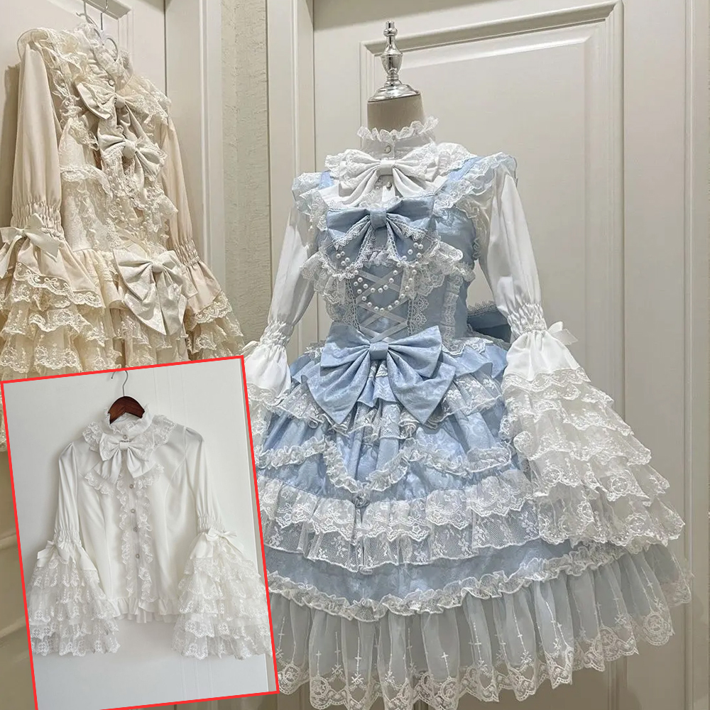 Japanese Cosplay Lolita 2 Piec - Shift Dress Sleeveless のレビューと価格