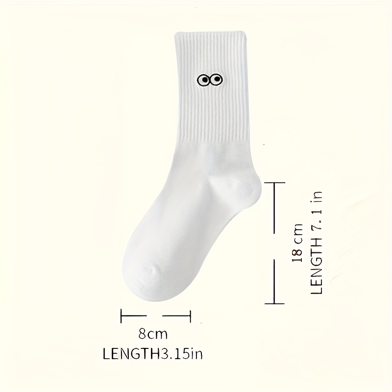 5 Pairs of White Emoji Socks w - Women Formal Wear Designers のレビューと価格