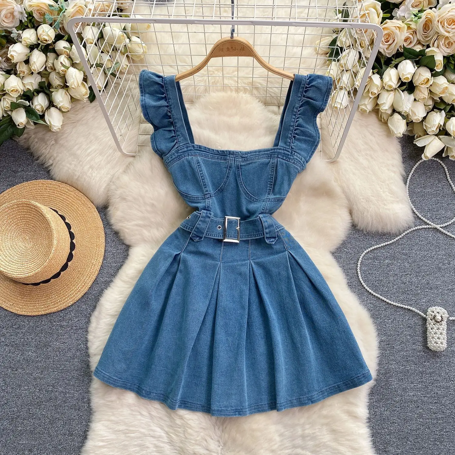 Korean Version of The College  - Shift Dress Sleeveless のレビューと価格