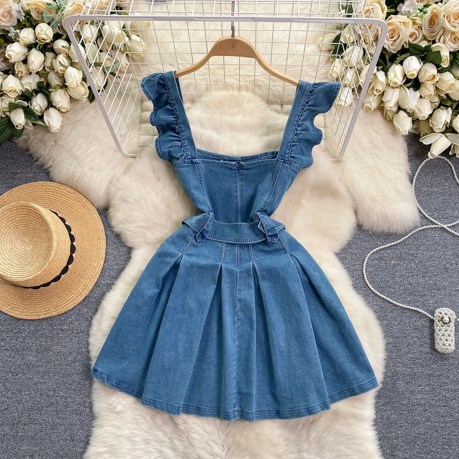 Korean Version of The College  - Shift Dress Sleeveless のレビューと価格
