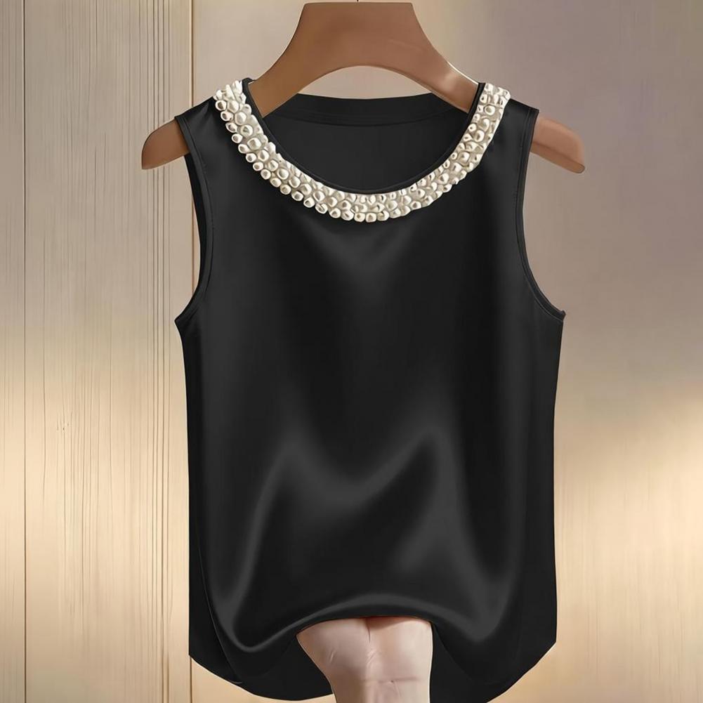Silky Vest Women’s Silky Satin - Women'S Formal Wear Blouse のレビューと価格