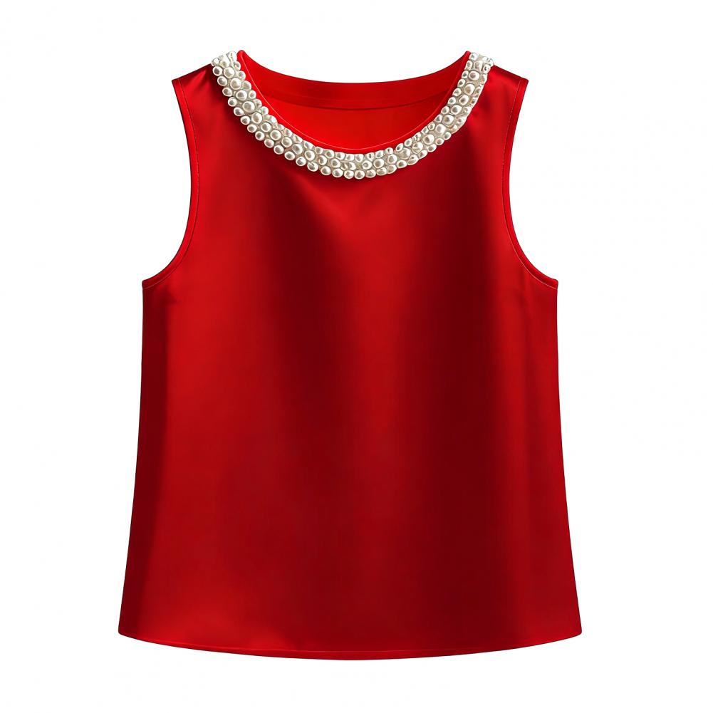 Silky Vest Women’s Silky Satin - Women'S Formal Wear Blouse のレビューと価格