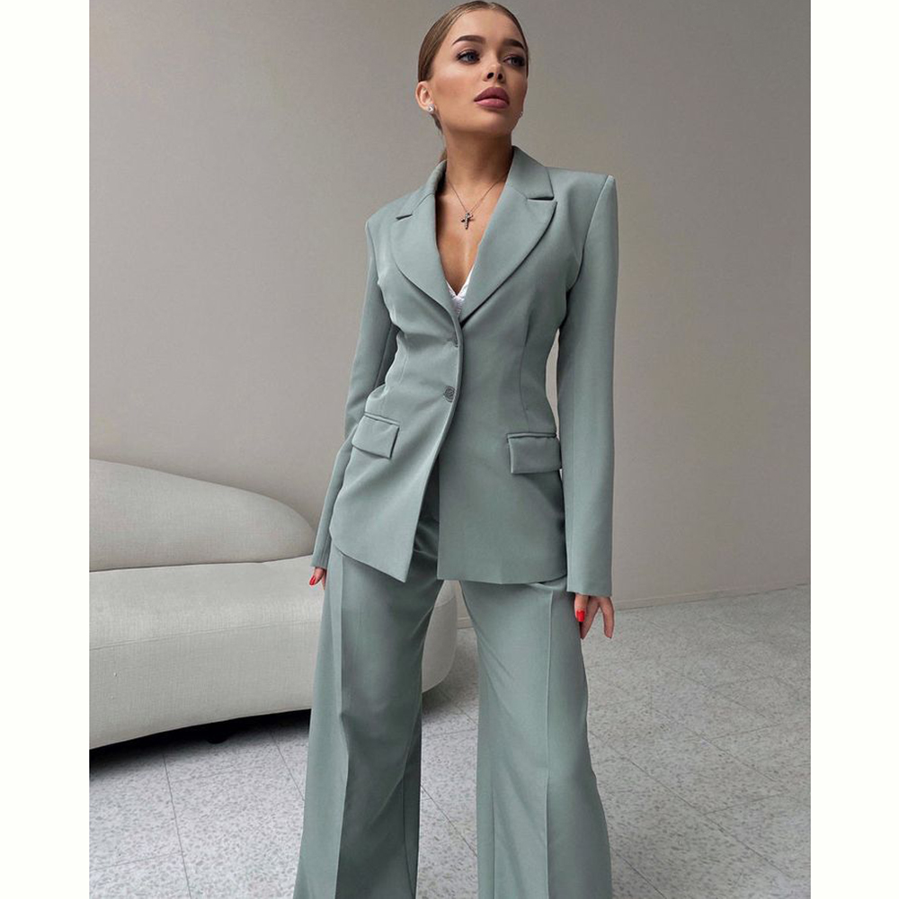 2024 Elegant Women Suit Two Pi - Women Formal Wear Blazers のレビューと価格