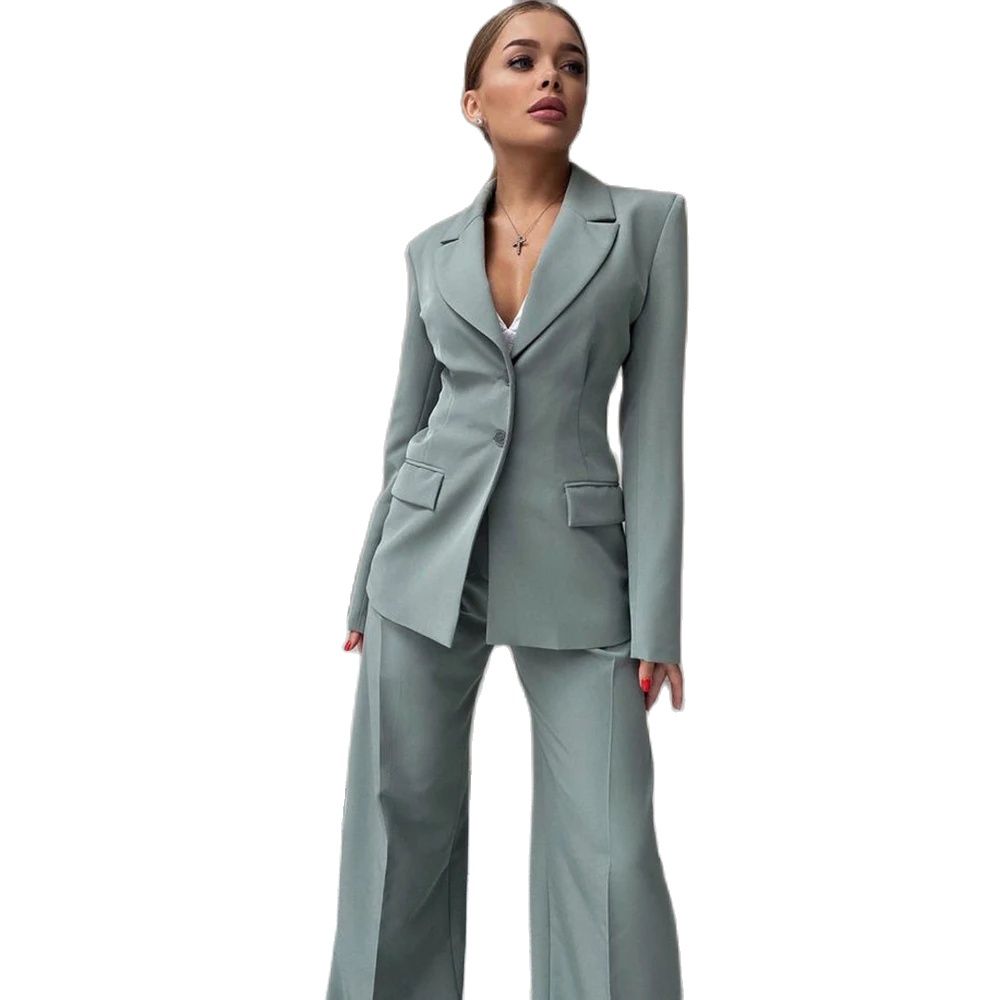 2024 Elegant Women Suit Two Pi - Women Formal Wear Blazers のレビューと価格