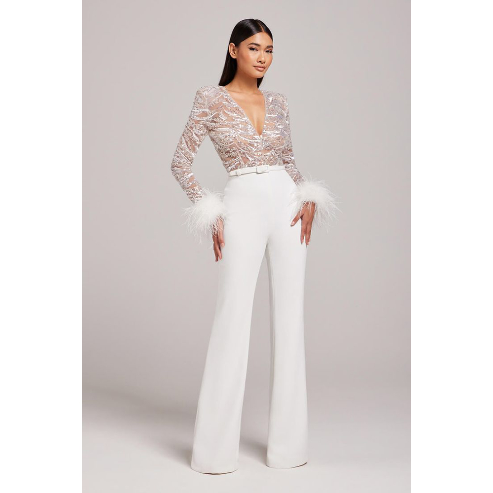 Chic Evening Dress Jumpsuits f - Women'S Formal Wear Jumpsuit のレビューと価格