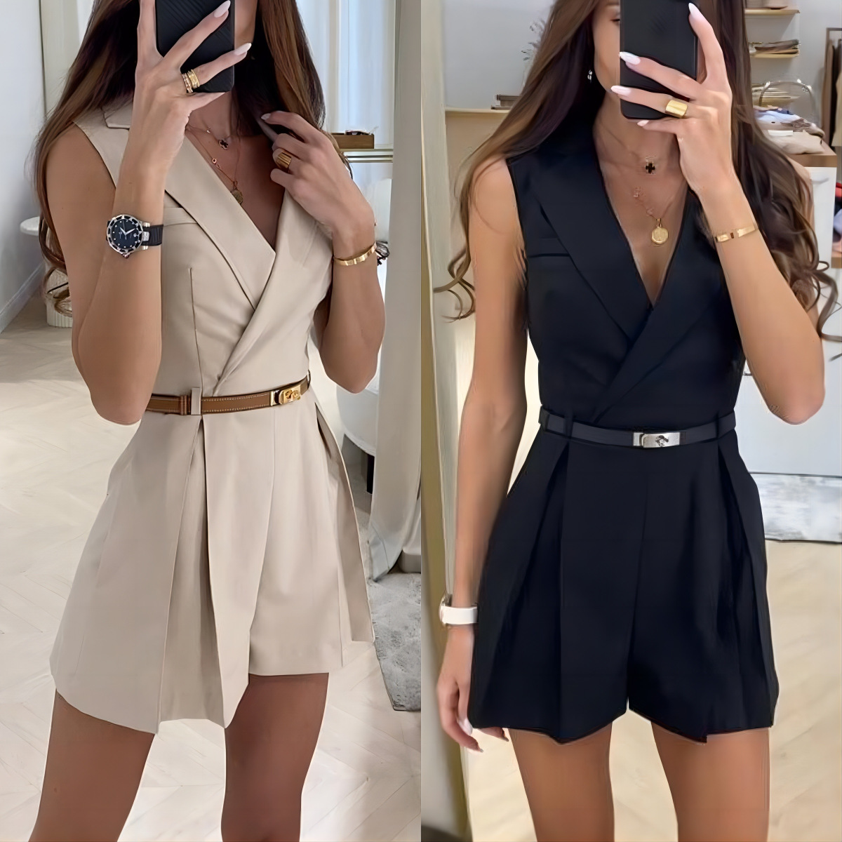 2025 Elegant Blazer Jumpsuit f - Women'S Formal Wear Jumpsuit のレビューと価格