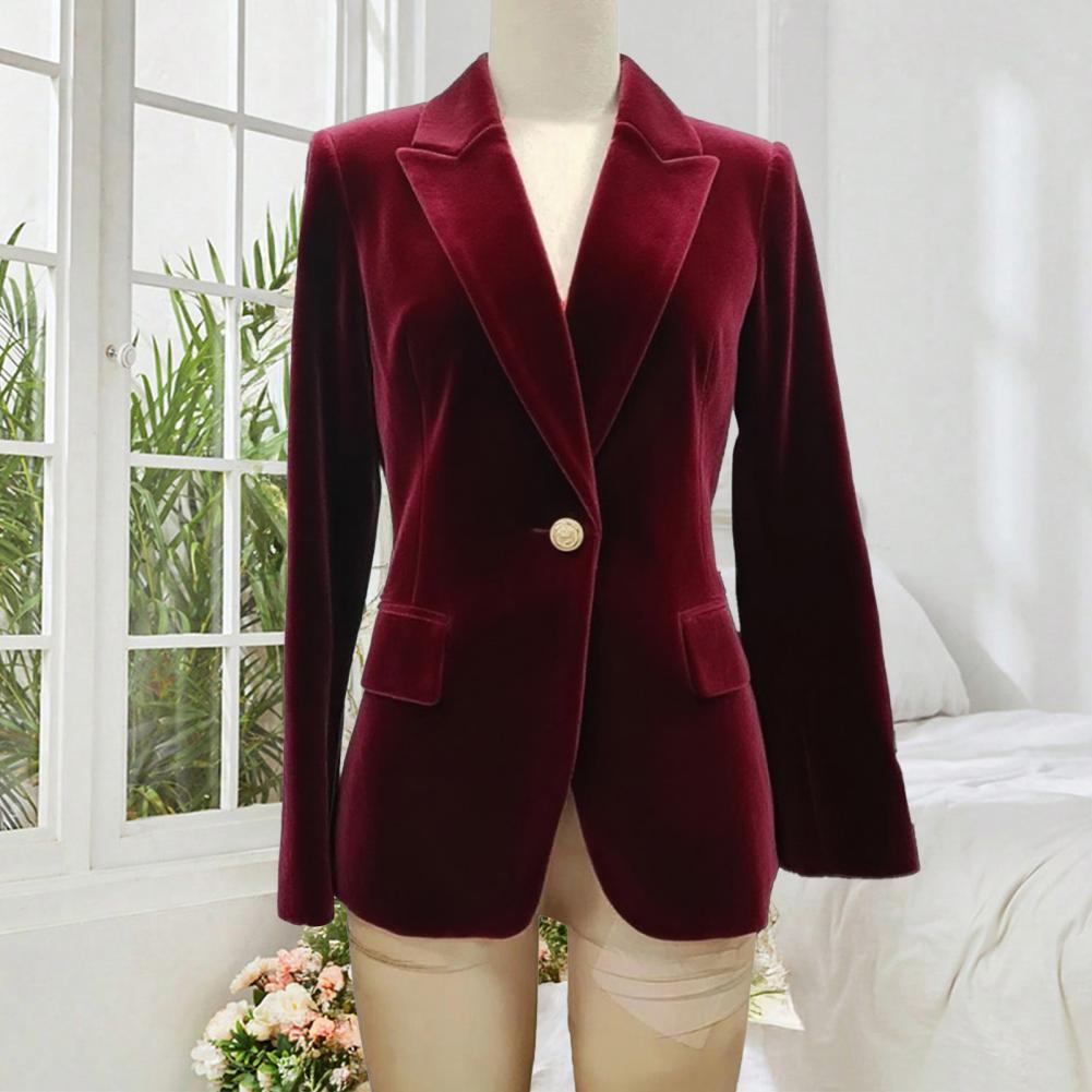 Velvet Large Size Women Prom P - Women Formal Wear Blazers のレビューと価格