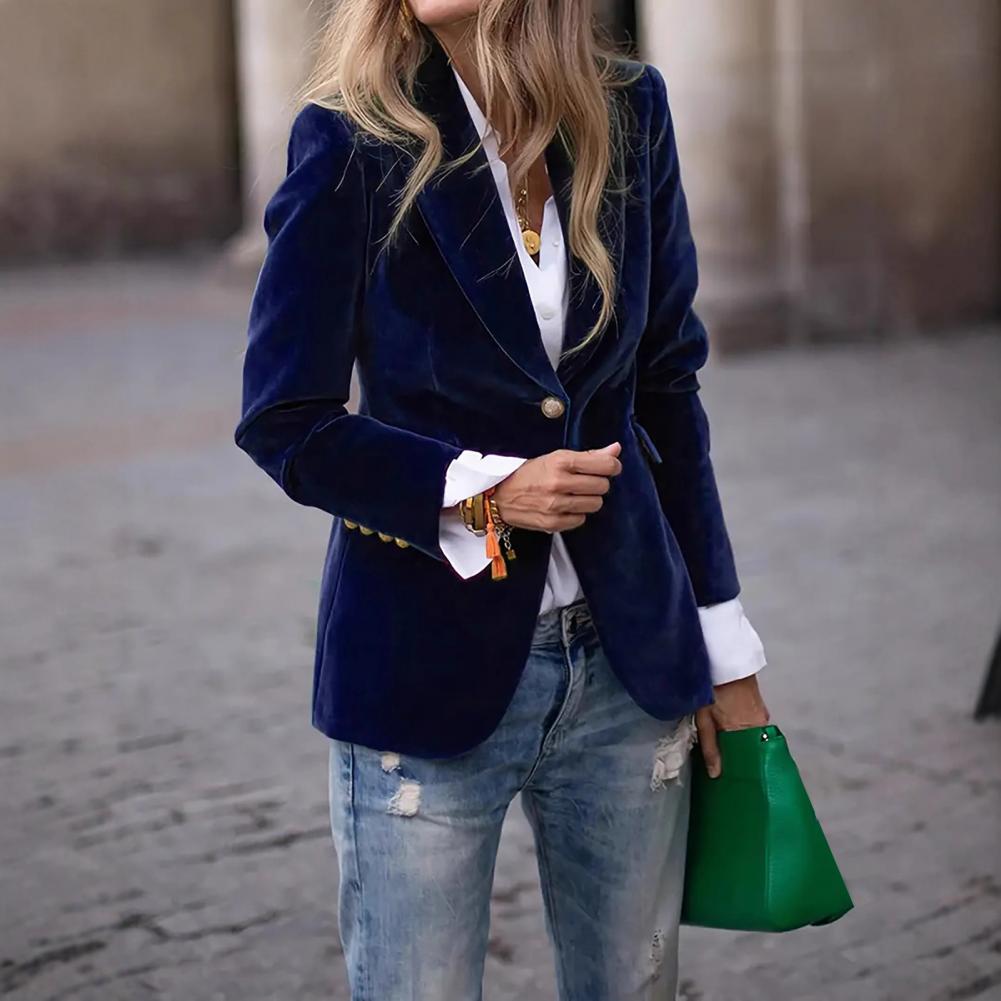 Velvet Large Size Women Prom P - Women Formal Wear Blazers のレビューと価格