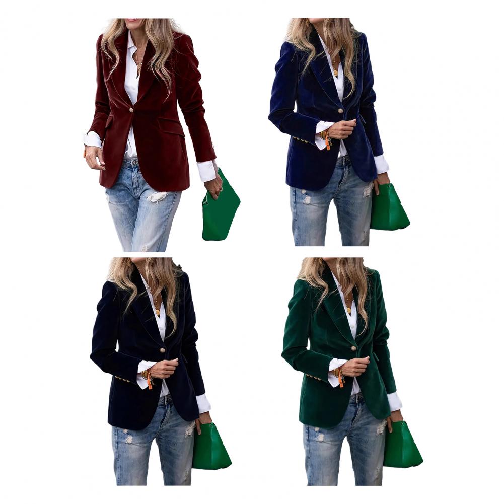 Velvet Large Size Women Prom P - Women Formal Wear Blazers のレビューと価格