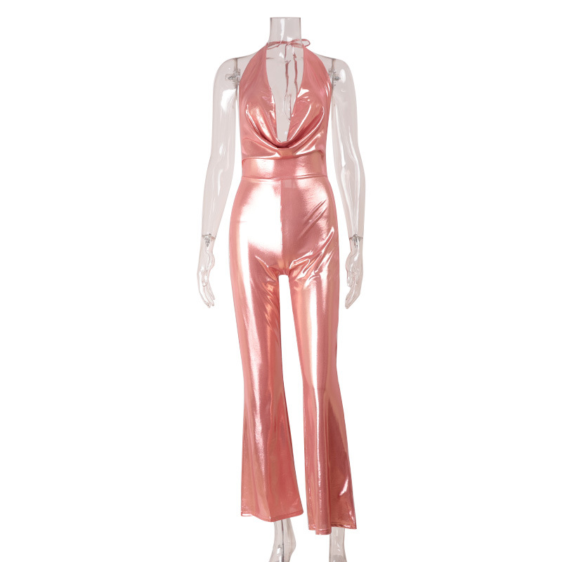 Shiny Women Jumpsuit Prom Dres - Women'S Formal Wear Jumpsuit のレビューと価格