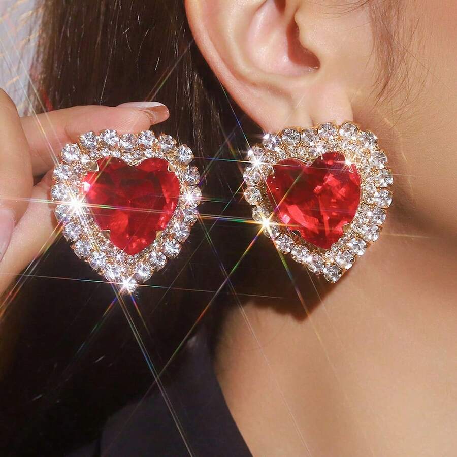 Luxury Heart-Shaped Crystal Rh - Women Formal Event Wear のレビューと価格