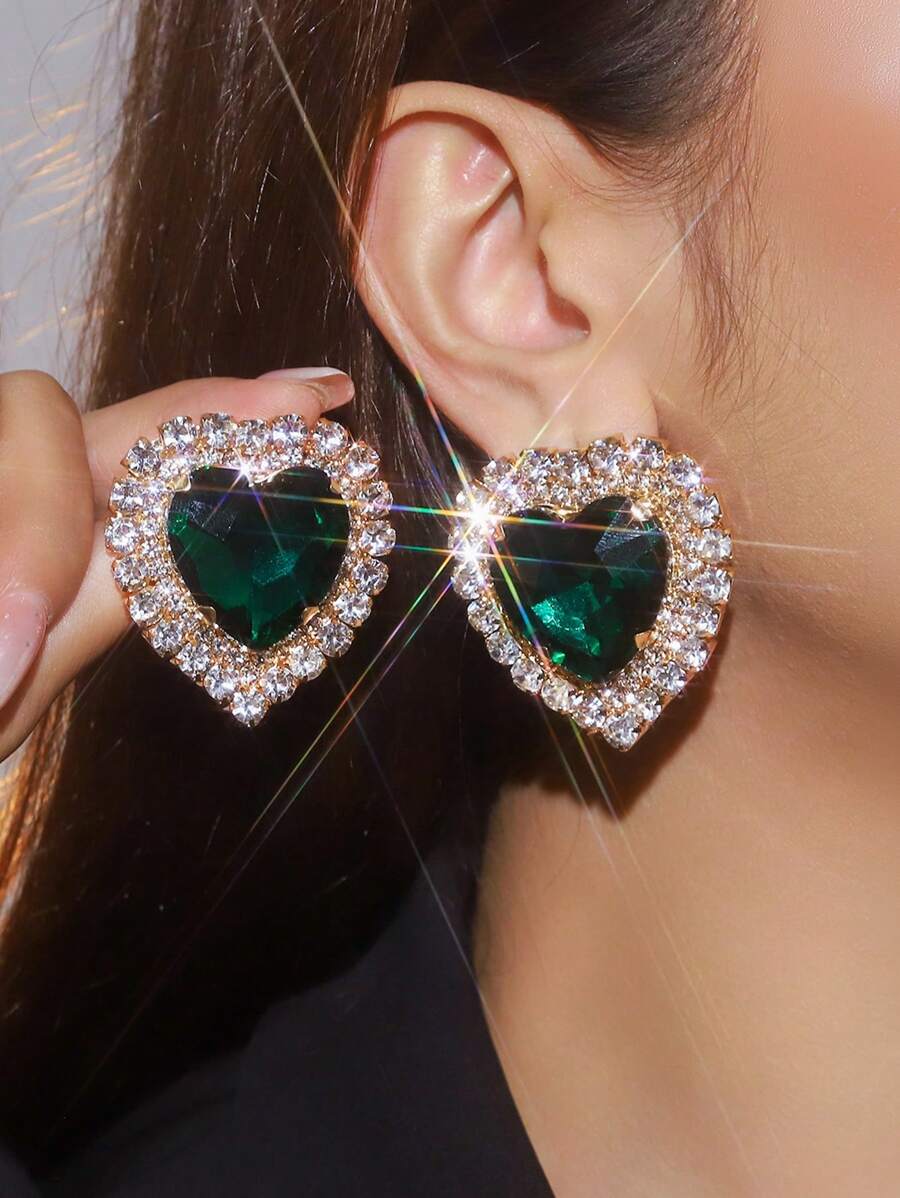 Luxury Heart-Shaped Crystal Rh - Women Formal Event Wear のレビューと価格