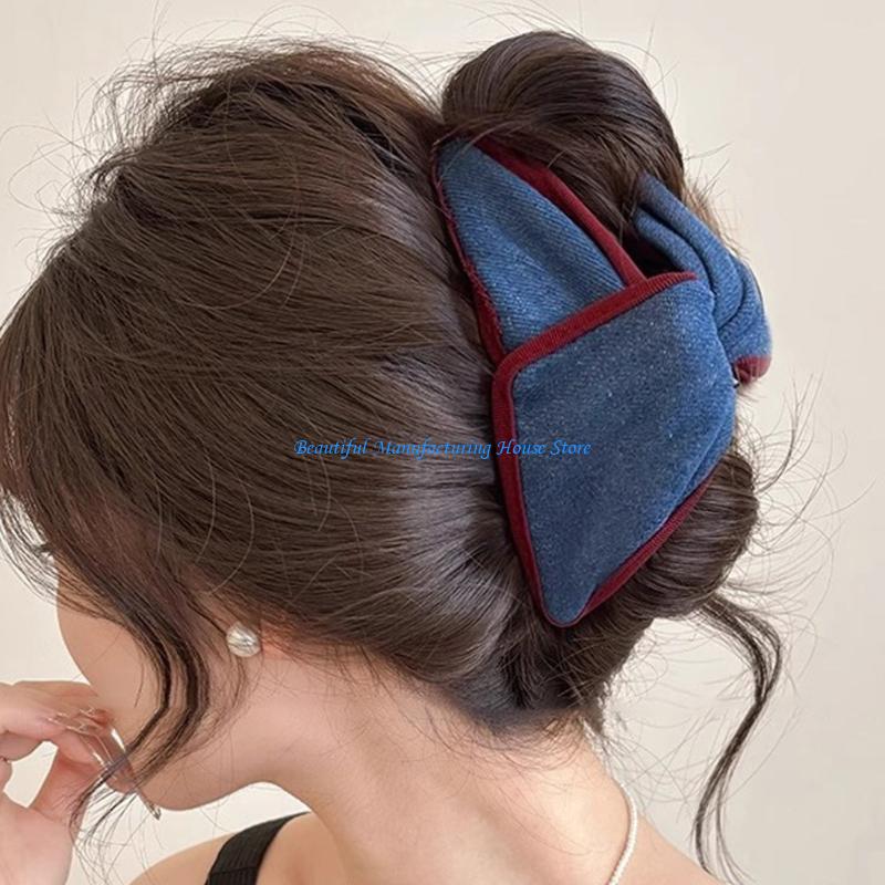 E56A Large Fabric Bowknot Hair - Formal Wear Hairstyles For Women のレビューと価格