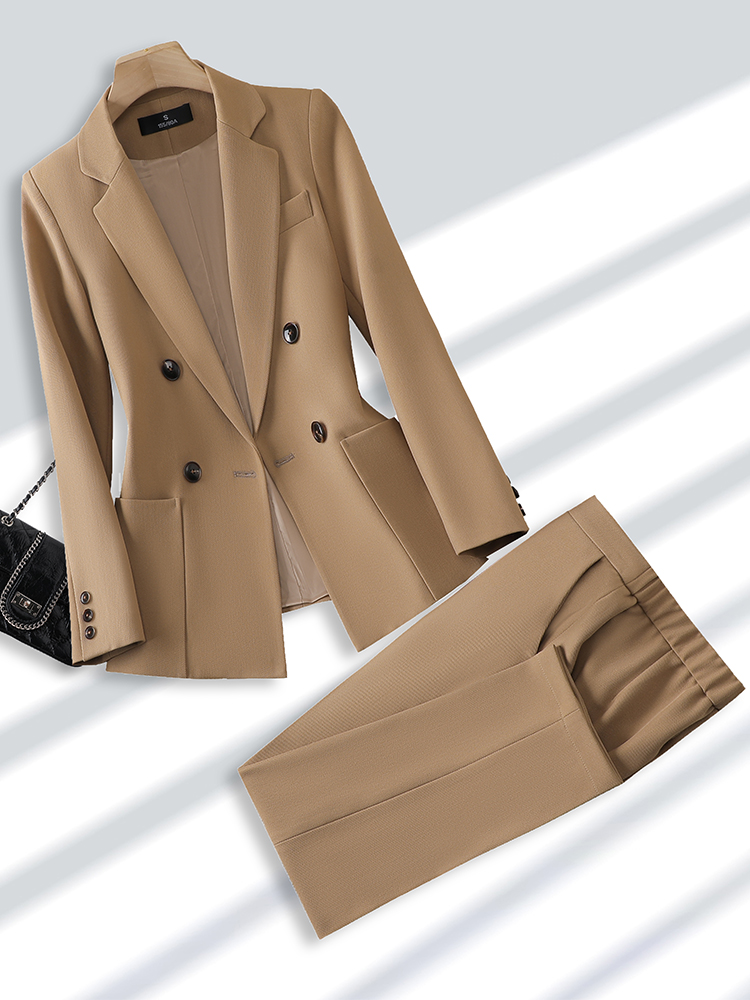 Fashion Ladies Pant Suit Forma - Women Formal Wear Blazers のレビューと価格