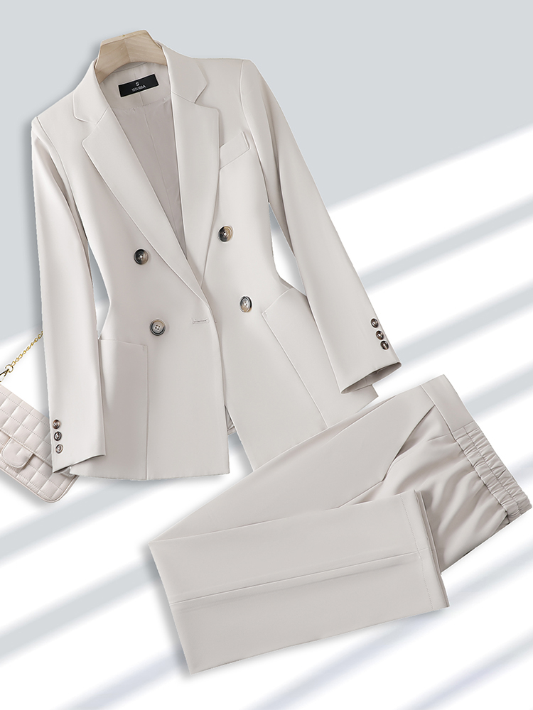 Fashion Ladies Pant Suit Forma - Women Formal Wear Blazers のレビューと価格