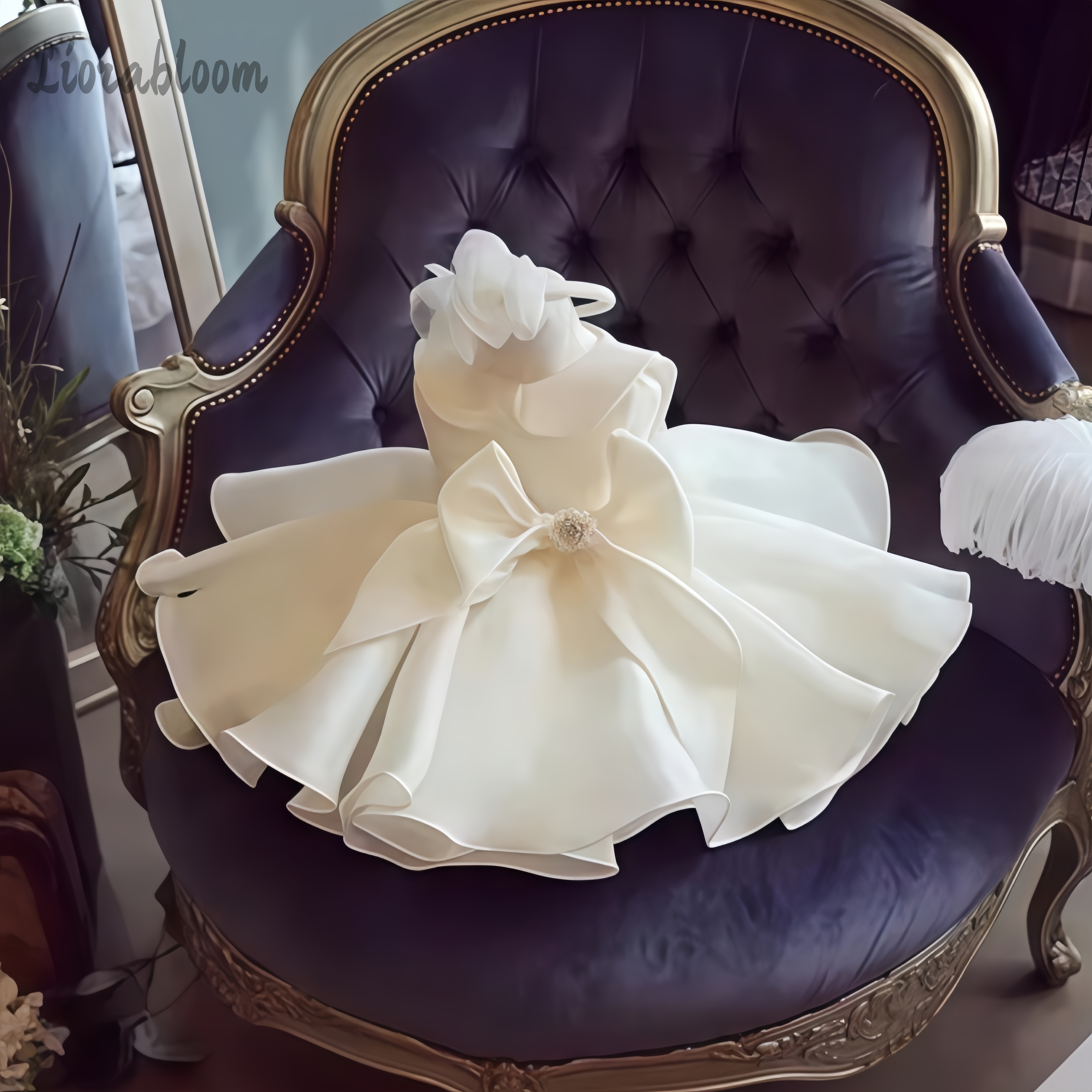 White Pearl Embellished Dress  - Women Formal Party Wear Dress のレビューと価格