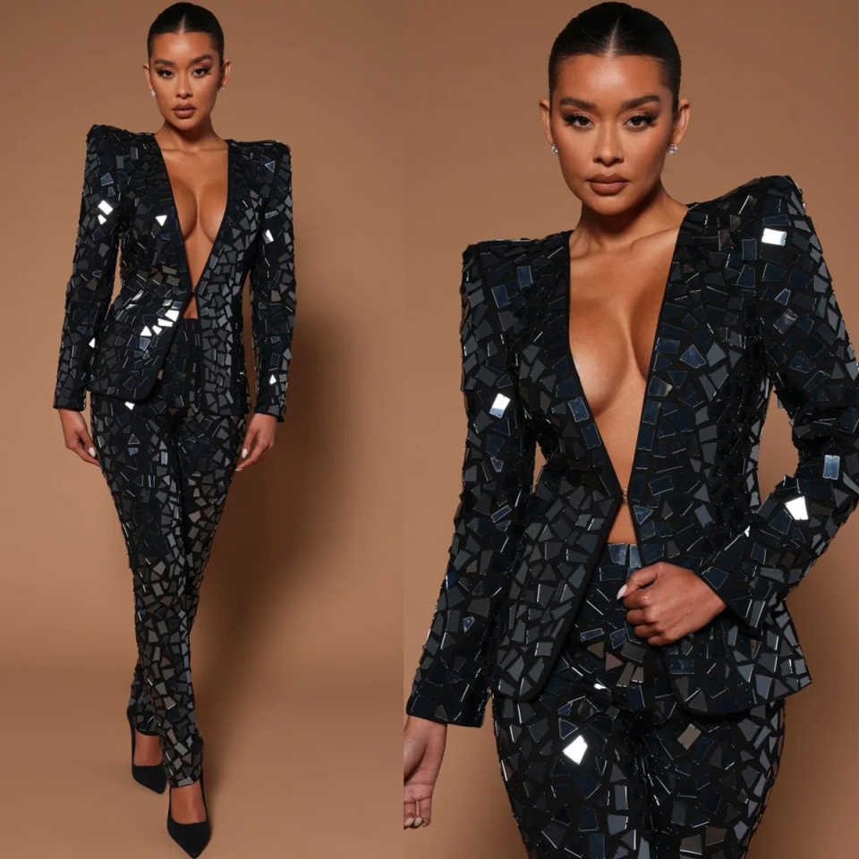 Designer Big Diamonds Women Pa - Women Formal Wear Designers のレビューと価格
