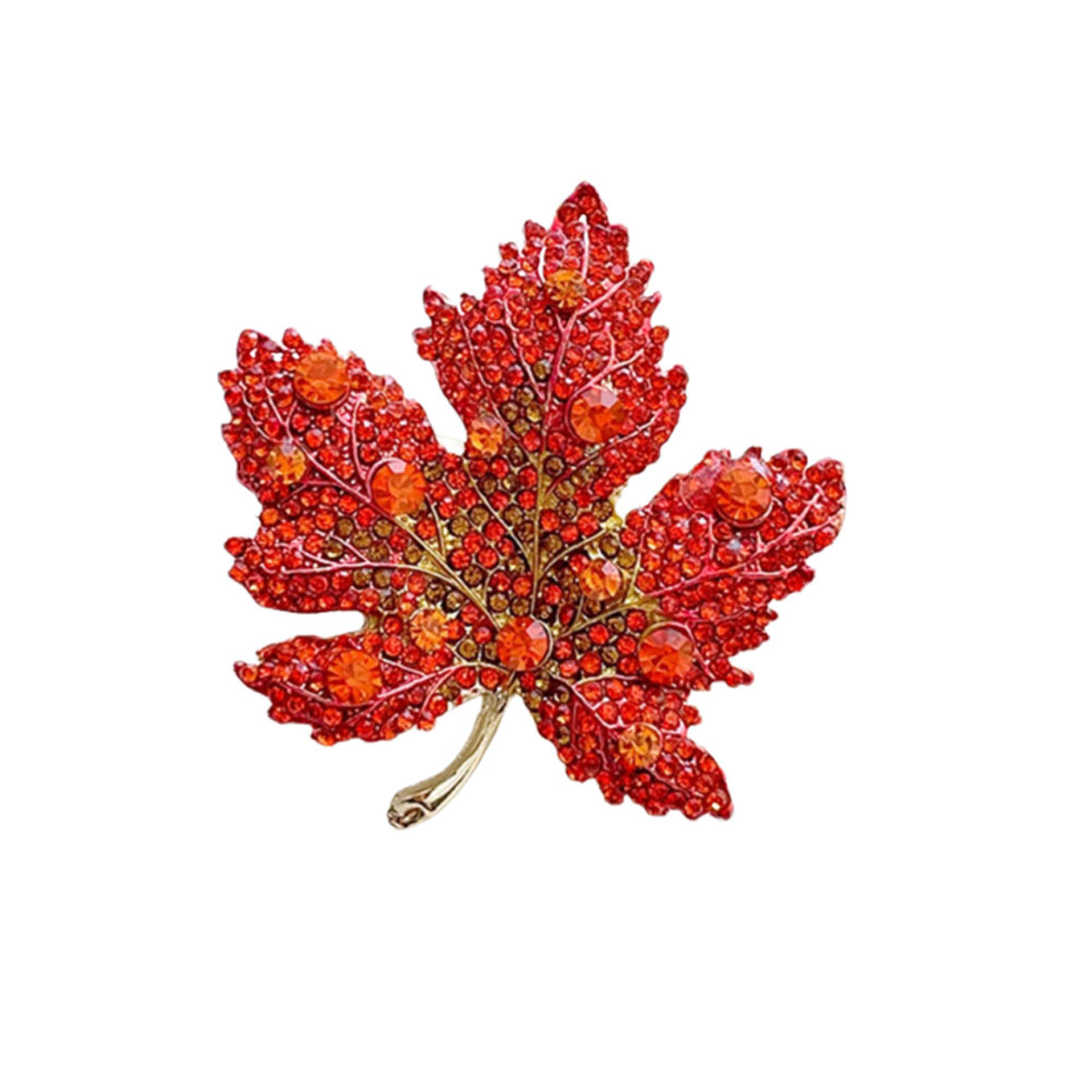 High-End Rhinestone Maple Leaf - Women Formal Event Wear のレビューと価格