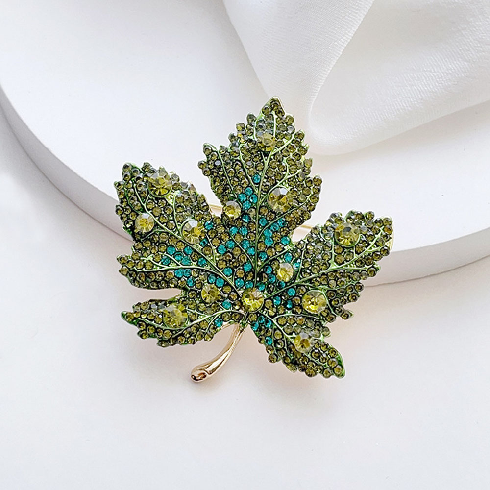 High-End Rhinestone Maple Leaf - Women Formal Event Wear のレビューと価格
