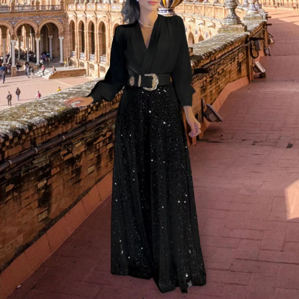 Lady Evening Wear Jumpsuit V N - Women'S Formal Jumpsuit Evening Wear のレビューと価格