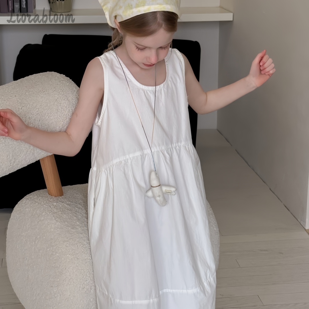 Girls' White Dress Simple Maxi - Women Formal Party Wear Dress のレビューと価格