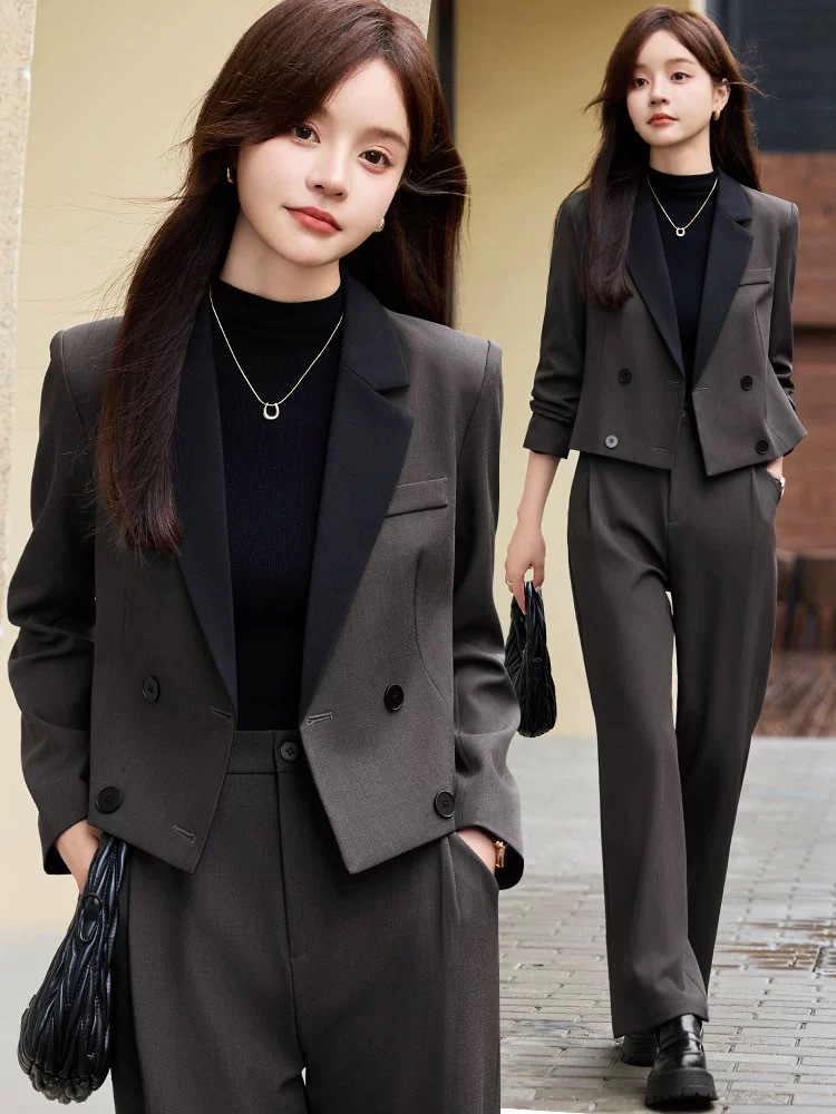 Gray short blazer for women, n - Women Formal Wear Blazers のレビューと価格