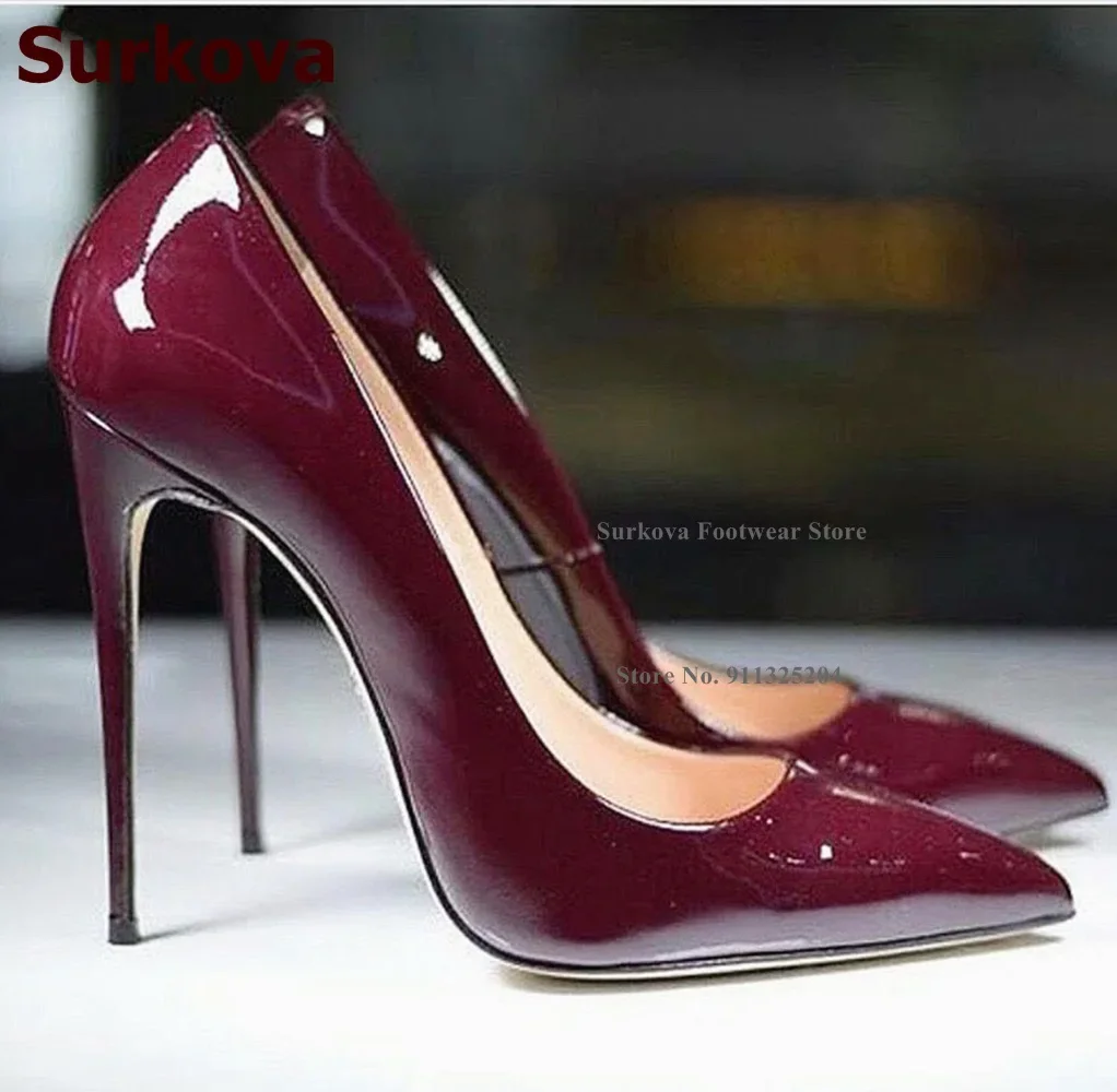 Surkova 12cm High Heel Shallow - Women'S Red Formal Wear のレビューと価格