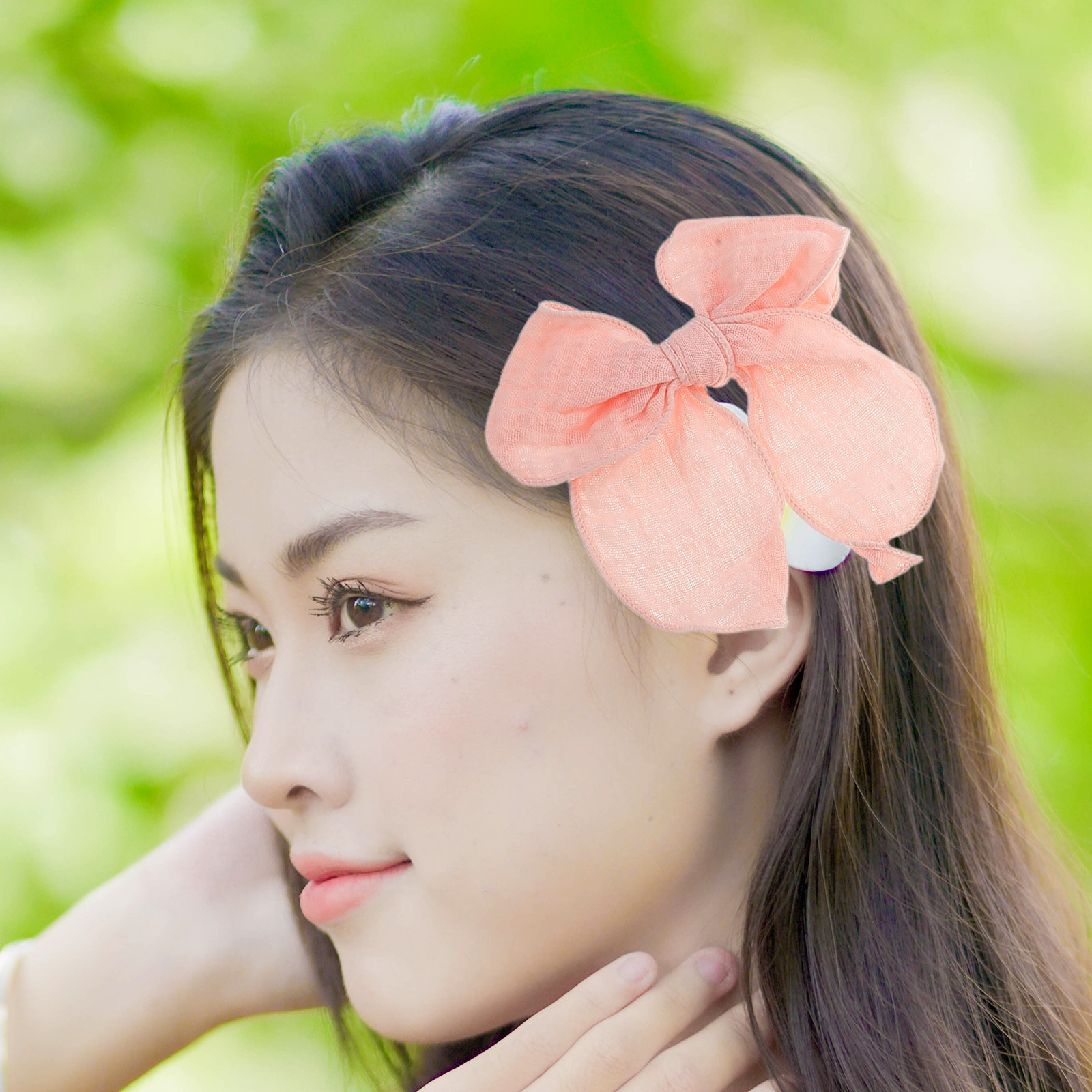4Pcs Bowknot Hair Clips for an - Formal Wear Hairstyles For Women のレビューと価格