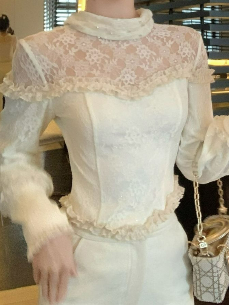 Elegant Long Sleeve Bodysuit B - Turtleneck Bodysuit Office のレビューと価格