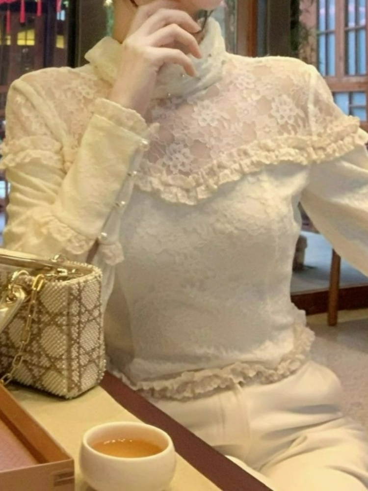 Elegant Long Sleeve Bodysuit B - Turtleneck Bodysuit Office のレビューと価格