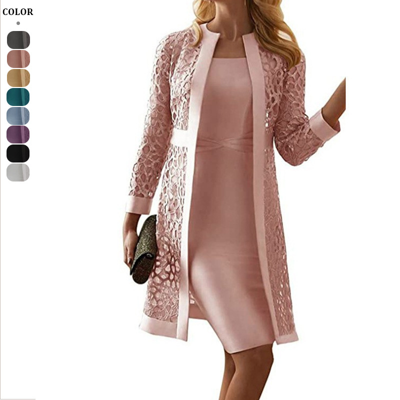 Wein Lace Cardigan Dress with  - Formal Dress Female のレビューと価格