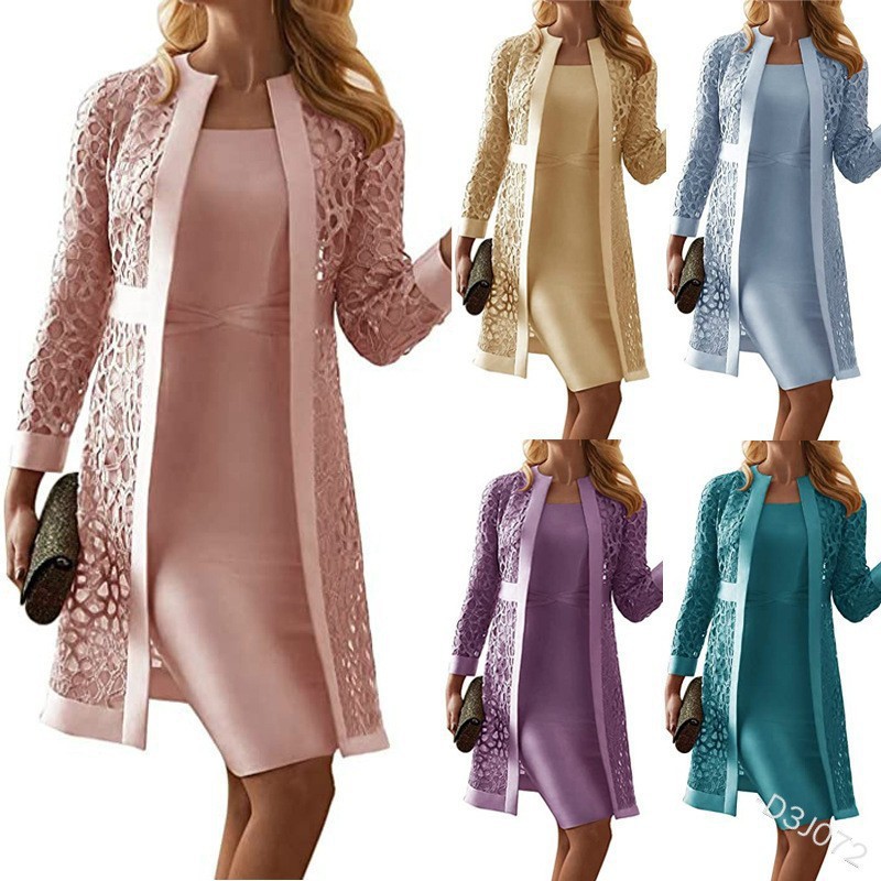 Wein Lace Cardigan Dress with  - Formal Dress Female のレビューと価格