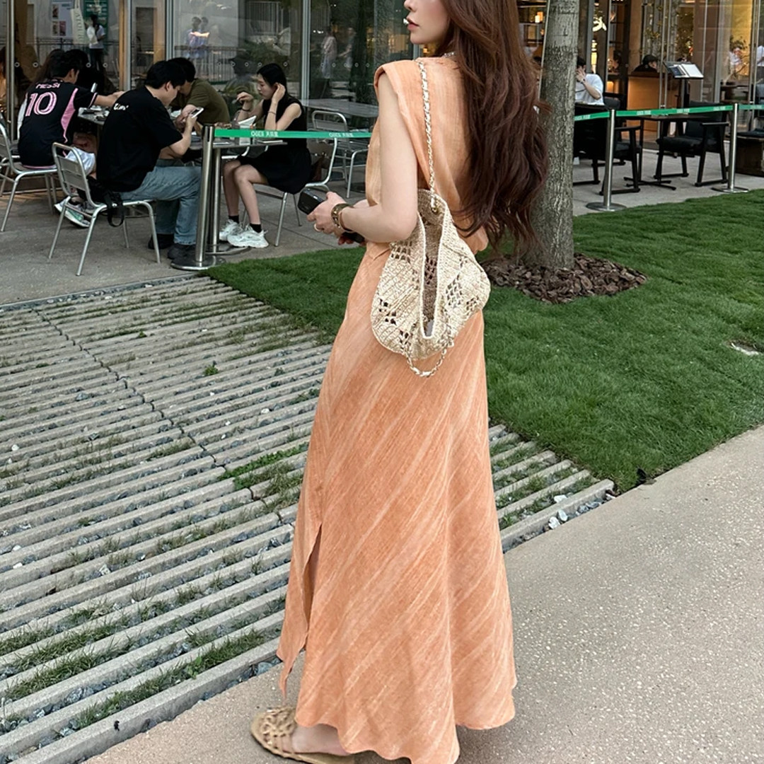 Large Size Stylish Two-piece S - Shift Dress Sleeveless のレビューと価格