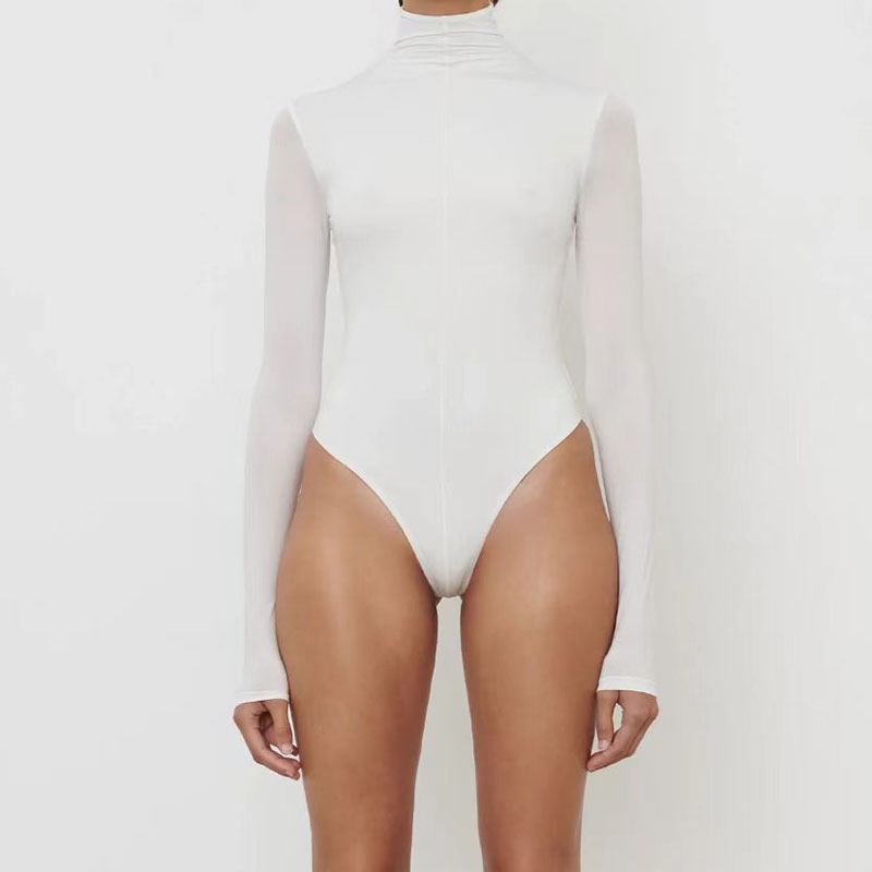 Women's Slim-Fit Base Layer, S - Turtleneck Bodysuit Office のレビューと価格