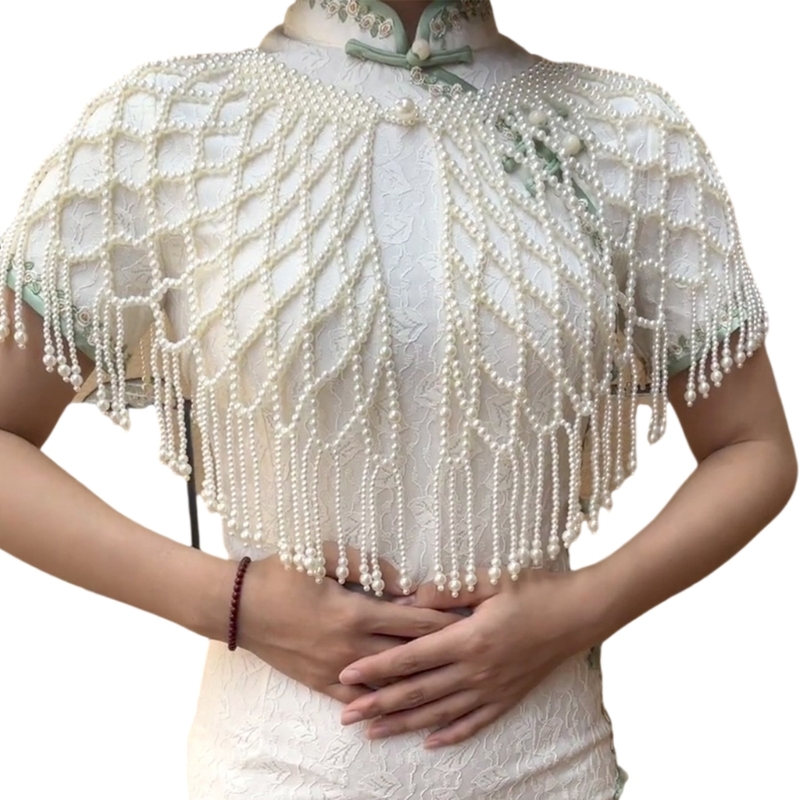  Light Pearls Decorated Pearls - Women Formal Event Wear のレビューと価格