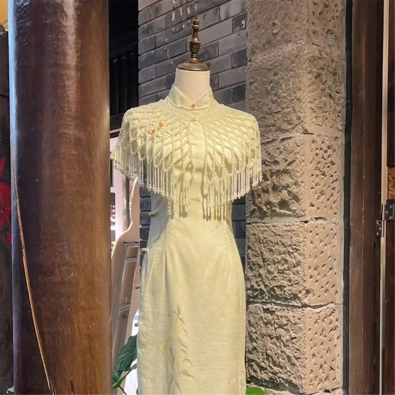  Light Pearls Decorated Pearls - Women Formal Event Wear のレビューと価格
