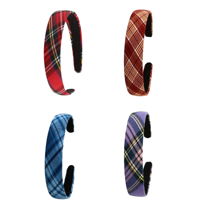 Checkered Hairhoop Fabric Wide - Formal Wear Hairstyles For Women のレビューと価格