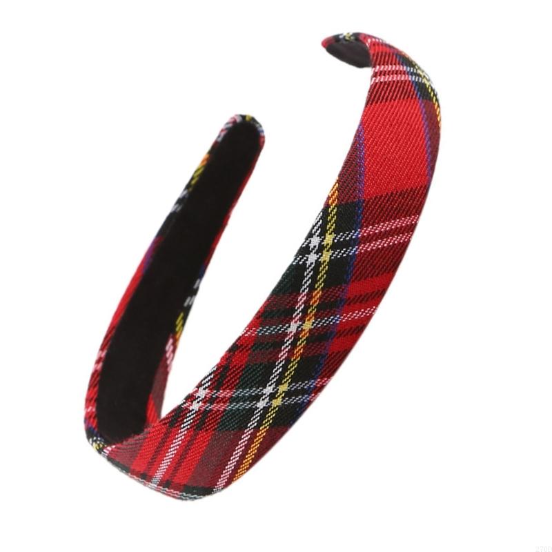 Checkered Hairhoop Fabric Wide - Formal Wear Hairstyles For Women のレビューと価格