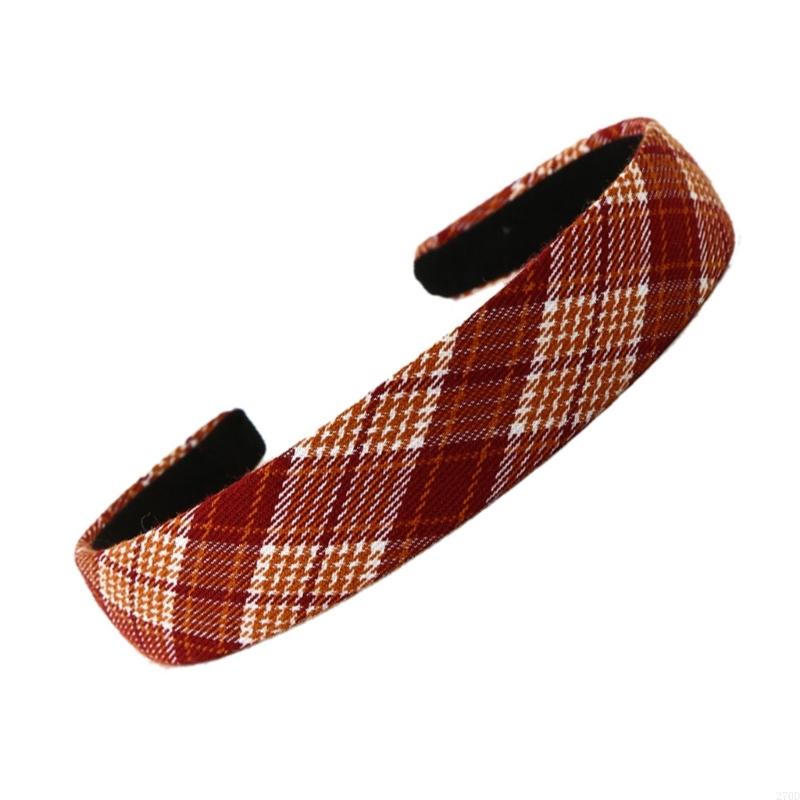 Checkered Hairhoop Fabric Wide - Formal Wear Hairstyles For Women のレビューと価格